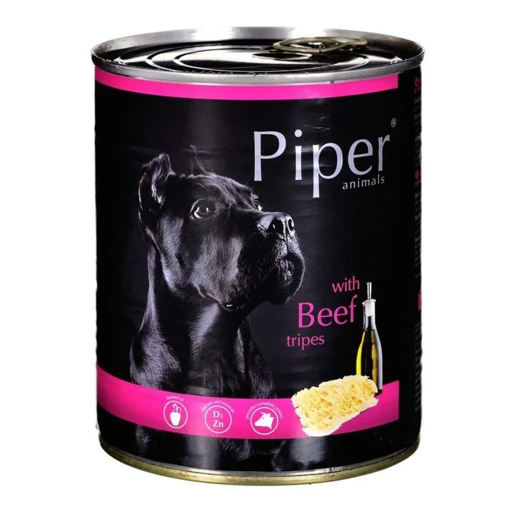 Mokré jedlo Dolina Noteci Piper Animals Teľacie mäso 800 g