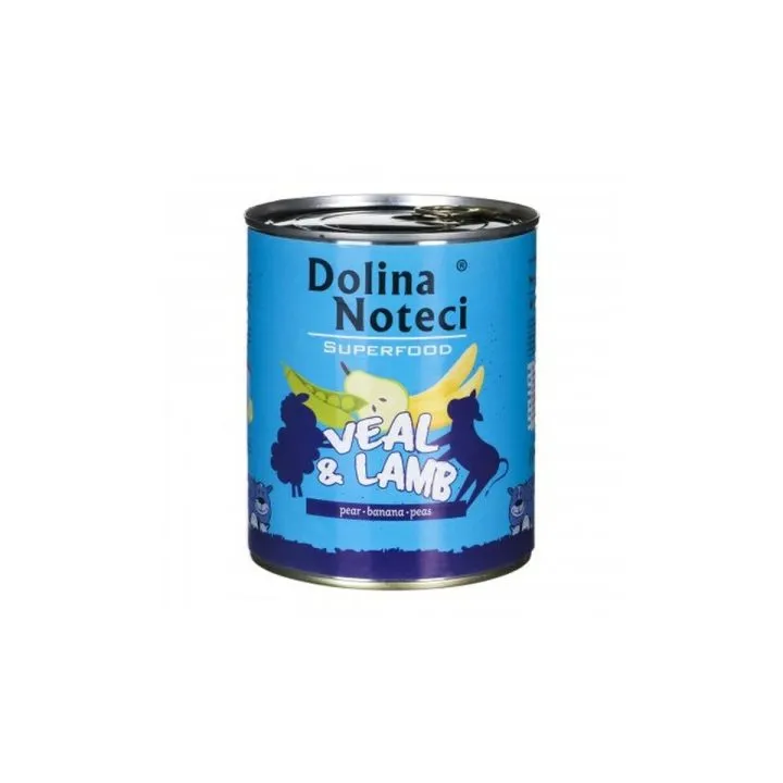 Mokré jedlo Dolina Noteci Superfood Teľacie mäso Baránok