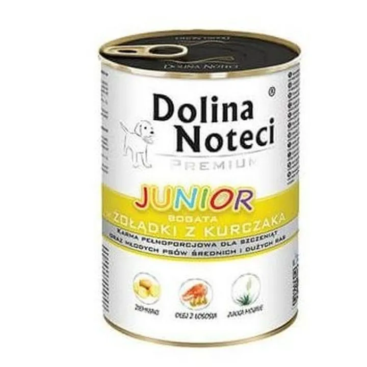 Mokré jedlo Dolina Noteci Premium Junior Kurča Pečeň 400 g