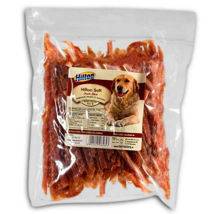 Krmivo Hilton Dospelý Šteňa/junior Kačica 500 g