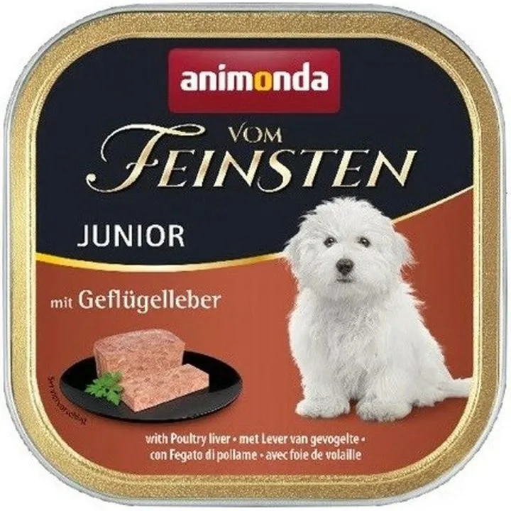 Mokré jedlo Animonda  Vom Feinsten Teľacie mäso Pečeň Prasa 150 g