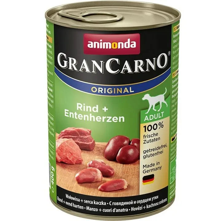 Mokré jedlo Animonda GranCarno Original Teľacie mäso Kačica