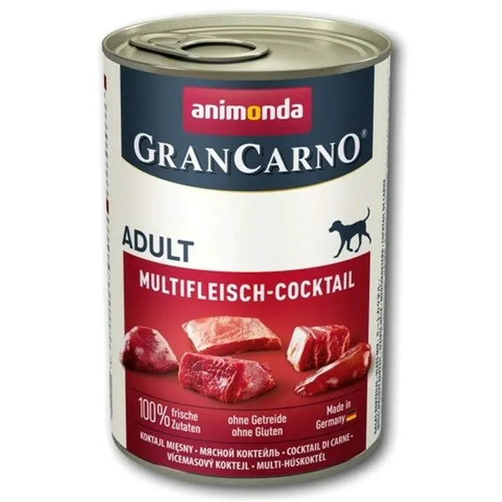 Mokré jedlo Animonda GranCarno Original Kurča Páv Mäso Teľacie mäso 400 g