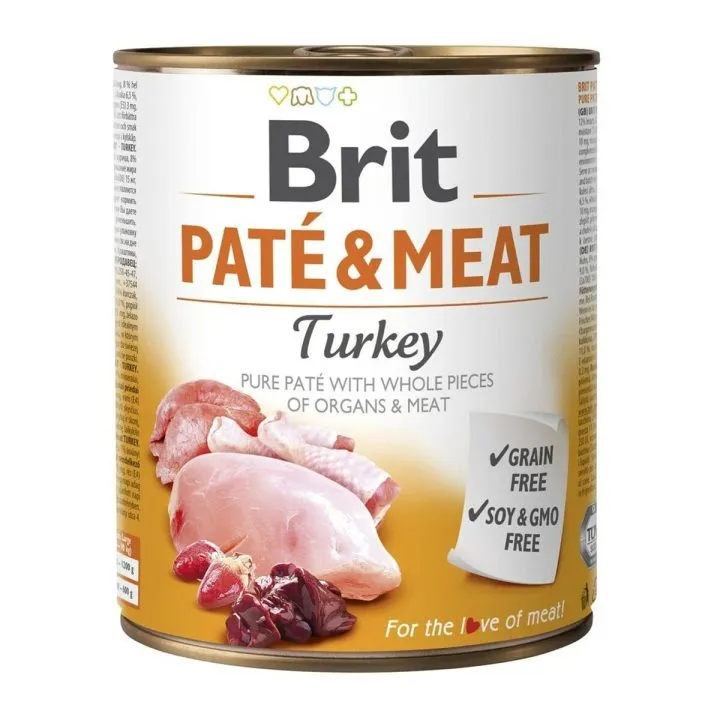 Mokré jedlo Brit Kurča Páv