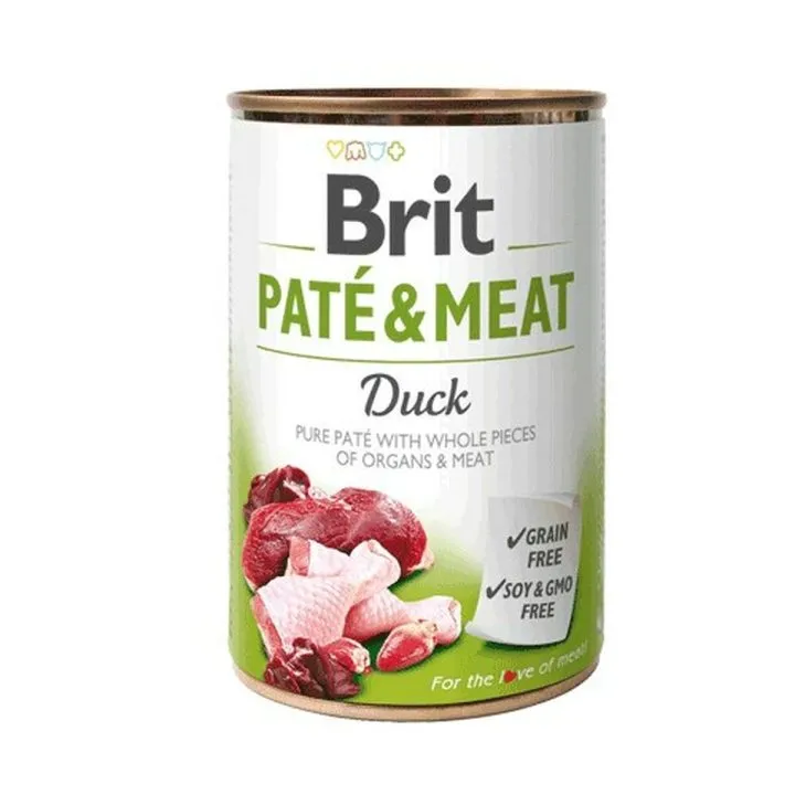 Mokré jedlo Brit                                 Kurča Páv Kačica 400 g