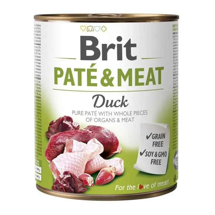 Mokré jedlo Brit Kurča Páv