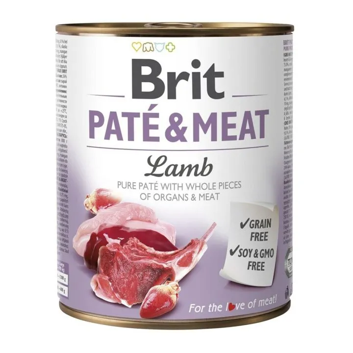 Mokré jedlo Brit Kurča Baránok