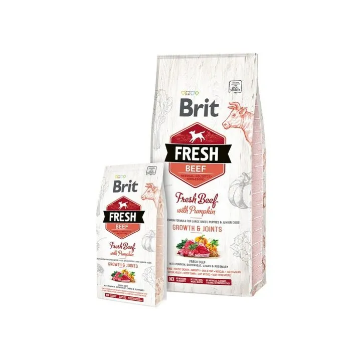Krmivo Brit Fresh Dospelý Teľacie mäso Hovädzie mäso 12 kg