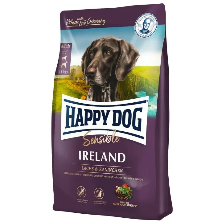 Krmivo Happy Dog Supreme Sensible - Ireland Dospelý Lososová Králik 12,5 Kg