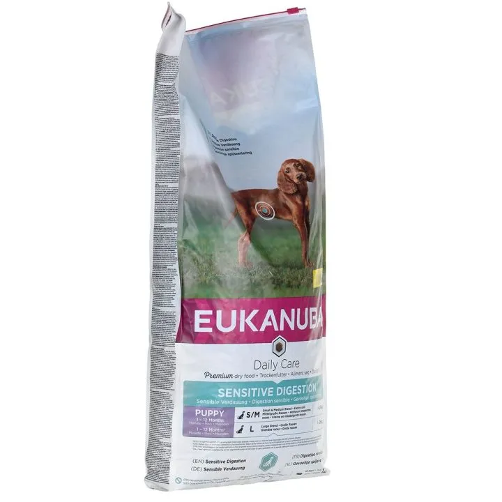 Krmivo Eukanuba Šteňa/junior Kurča