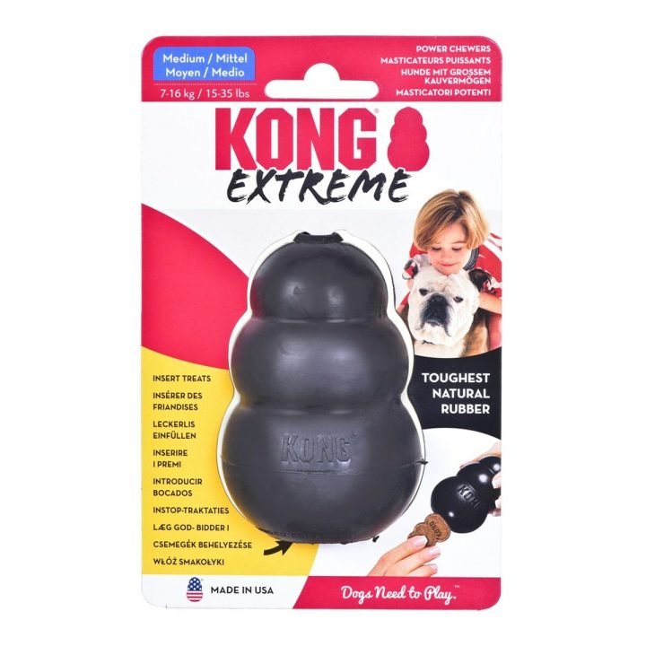 Hračky pre psy Kong Extreme Žltá Čierna Guma Prírodná guma (1 Kusy)