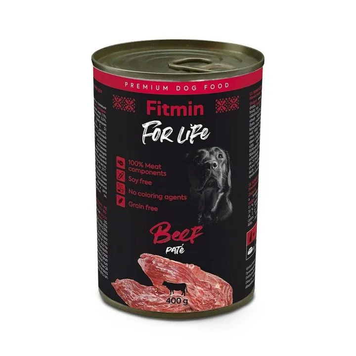 Mokré jedlo Fitmin Teľacie mäso 400 g