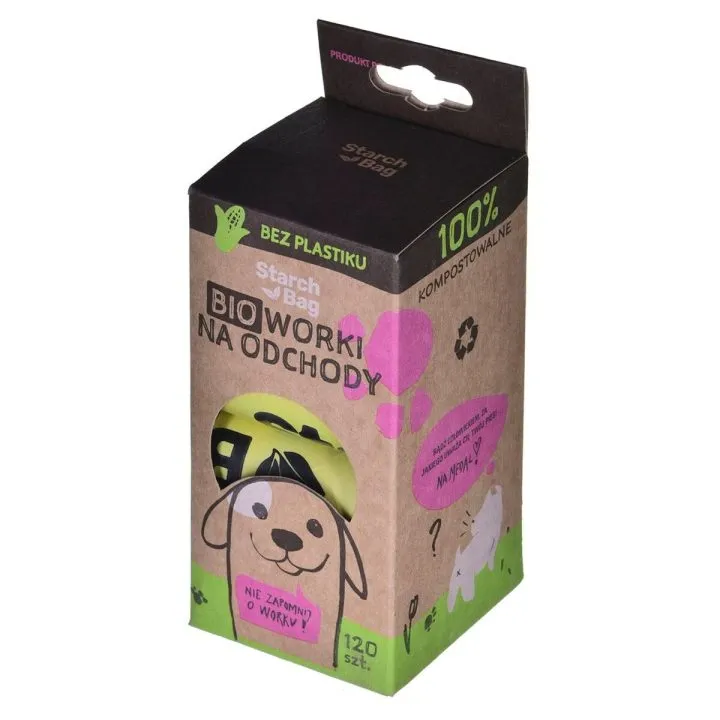 Tašky Starch Bag 961811 zelená (120 Kusy)