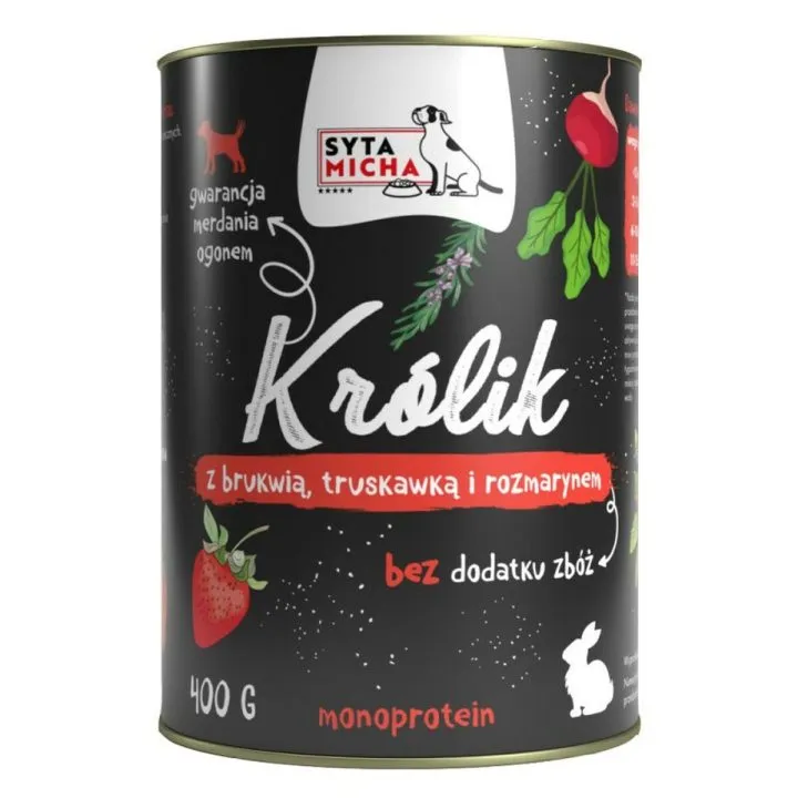 Mokré jedlo SYTA MICHA Králik