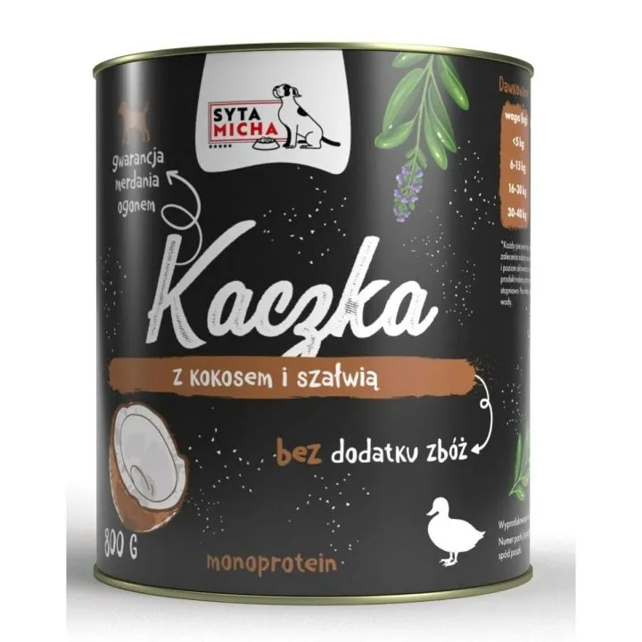 Mokré jedlo SYTA MICHA Kačica