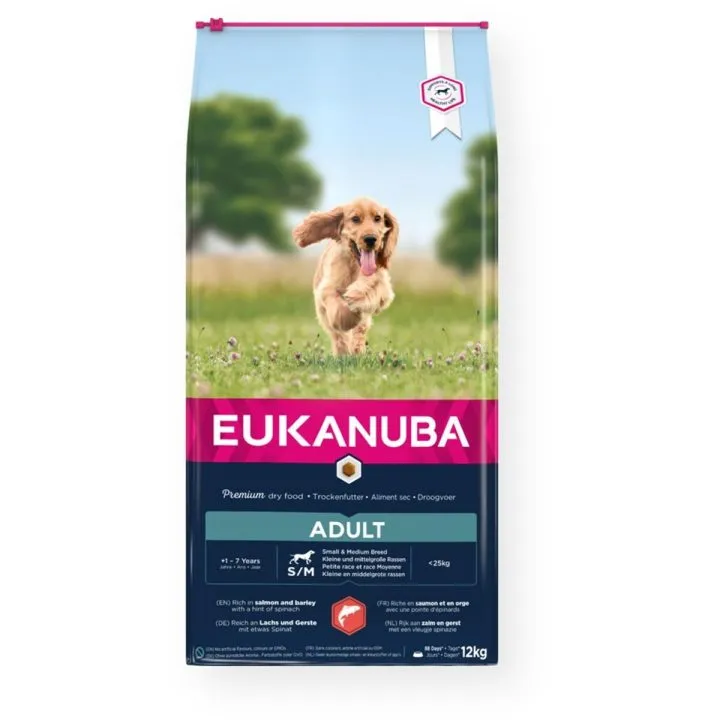 Krmivo Eukanuba Adult Small&Medium Salmon Ryby