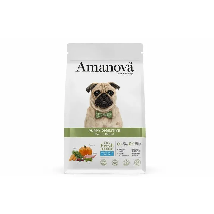 Krmivo Amanova Puppy Digestive Divine Rabbit Králik 2 Kg