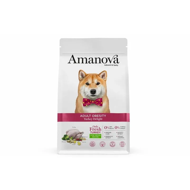 Krmivo Amanova Adult Obesity Turkey Delight Páv 2 Kg
