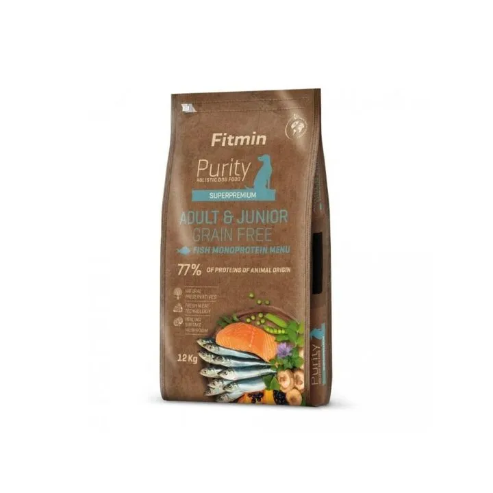 Krmivo Fitmin Purity Grainfree Adult&Junior fish Ryby 12 kg