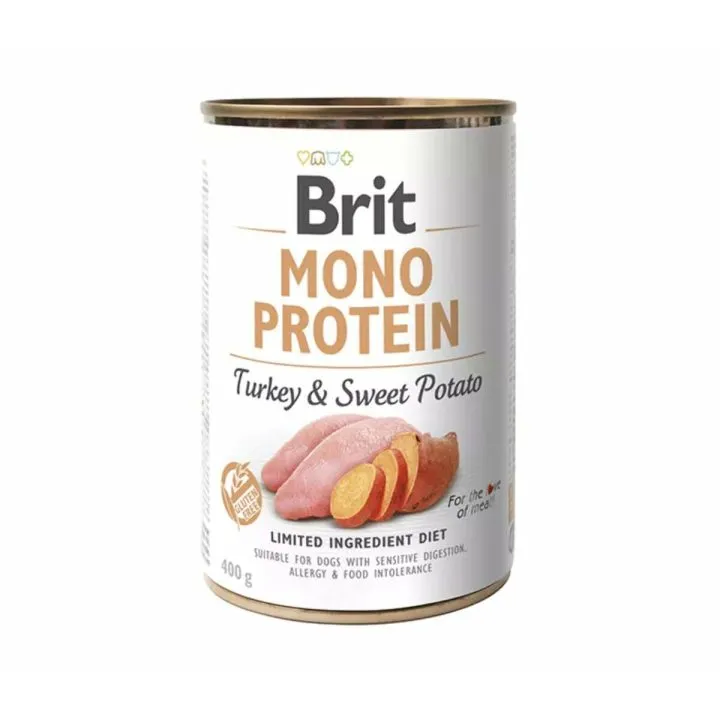 Mokré jedlo Brit MONO PROTEIN Páv 400 g