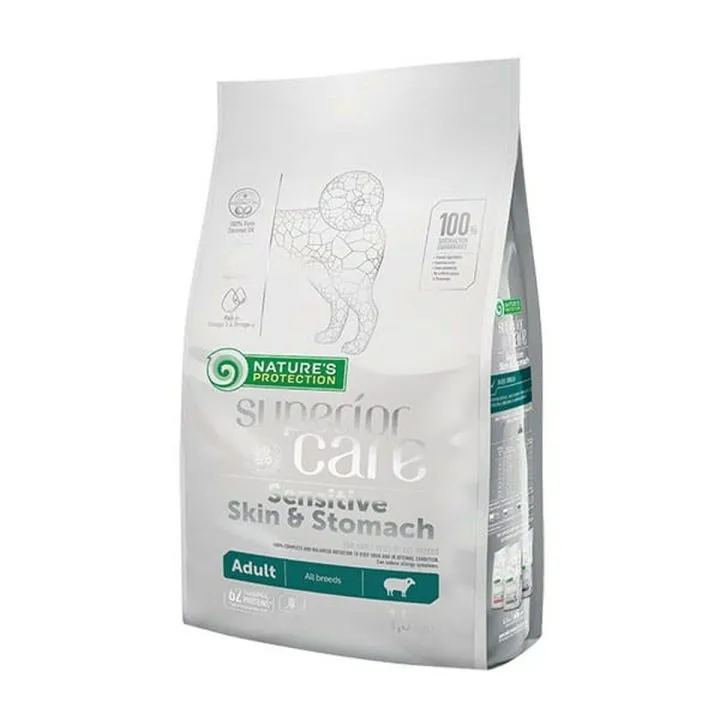 Krmivo NATURE'S PROTECTION Superior Care Skin Stomach Baránok