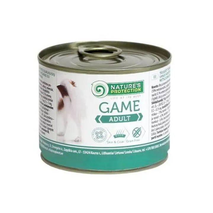 Mokré jedlo NATURE'S PROTECTION Adult Venison Jeleň