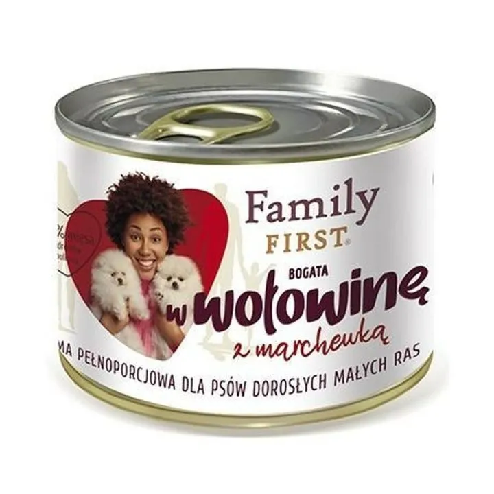 Mokré jedlo Family First FF-19062 Teľacie mäso Mrkva 200 g